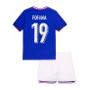 Maillot de Supporter France Fofana 19 Domicile Euro 2024 Pour Enfant